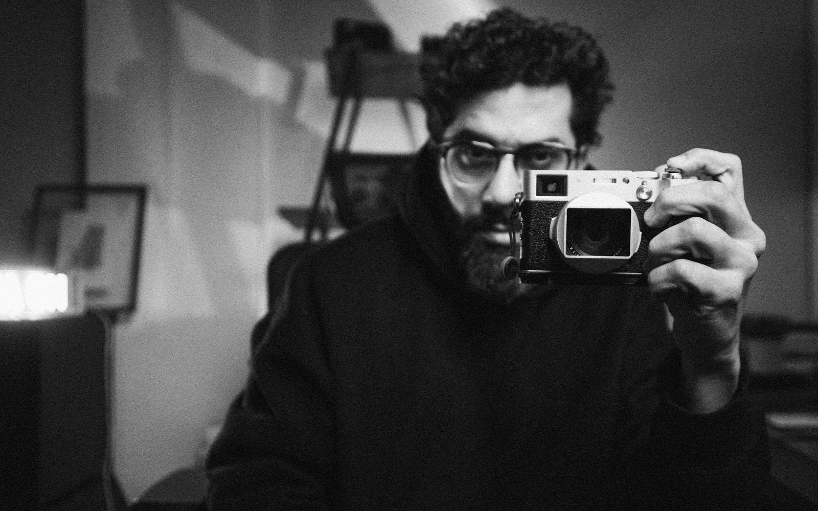 Felipe Gabriel fotografando